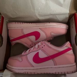 Nike Dunk Low Pink Kids size 12c